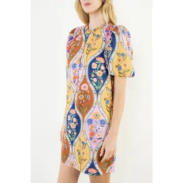 Floral Puff Sleeve Dress