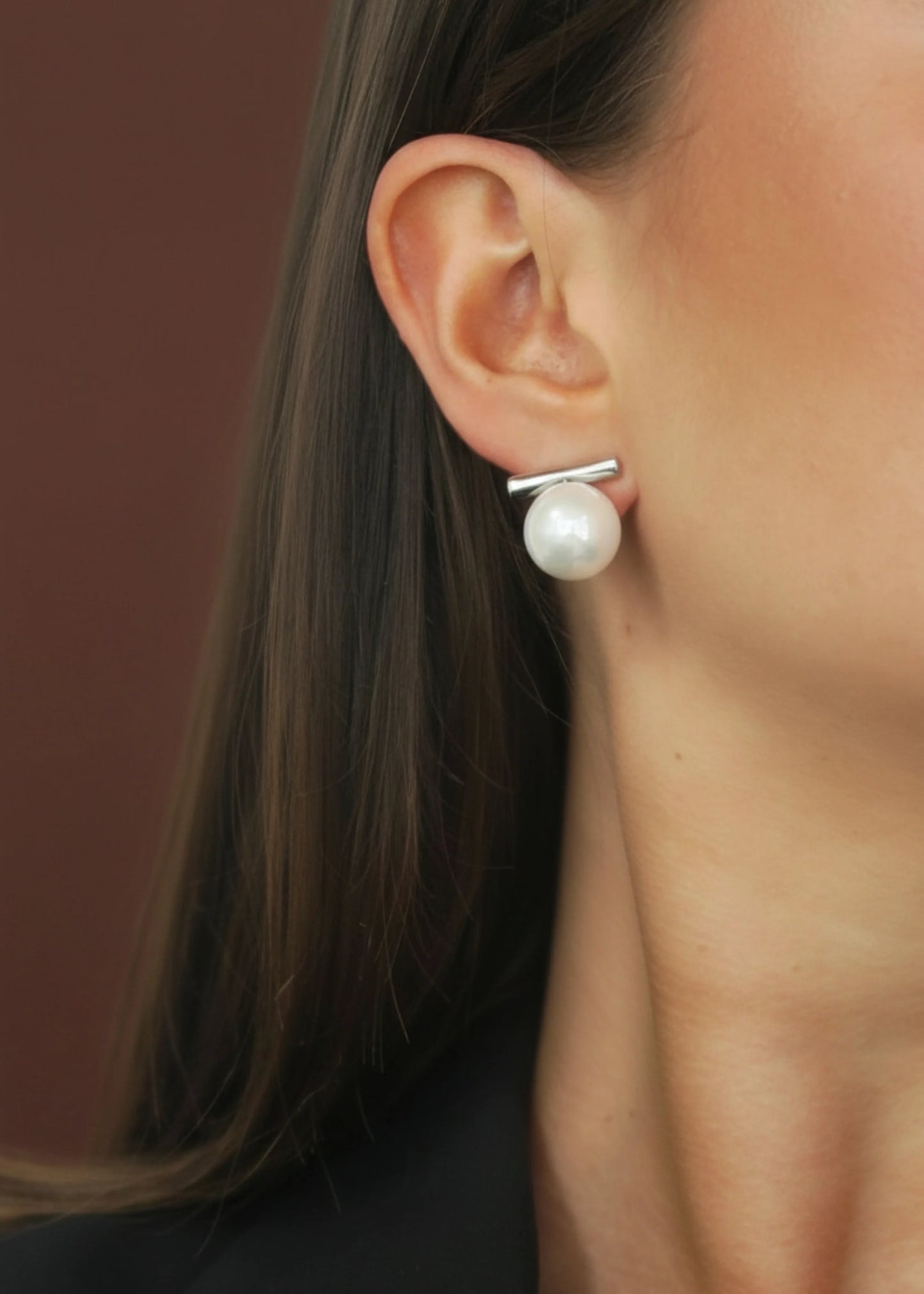 Pearl Studs | Silver