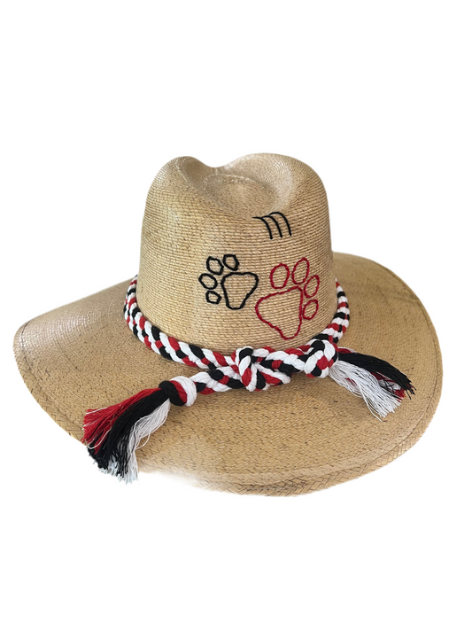 UGA Multi Paw Natural Palm Hat
