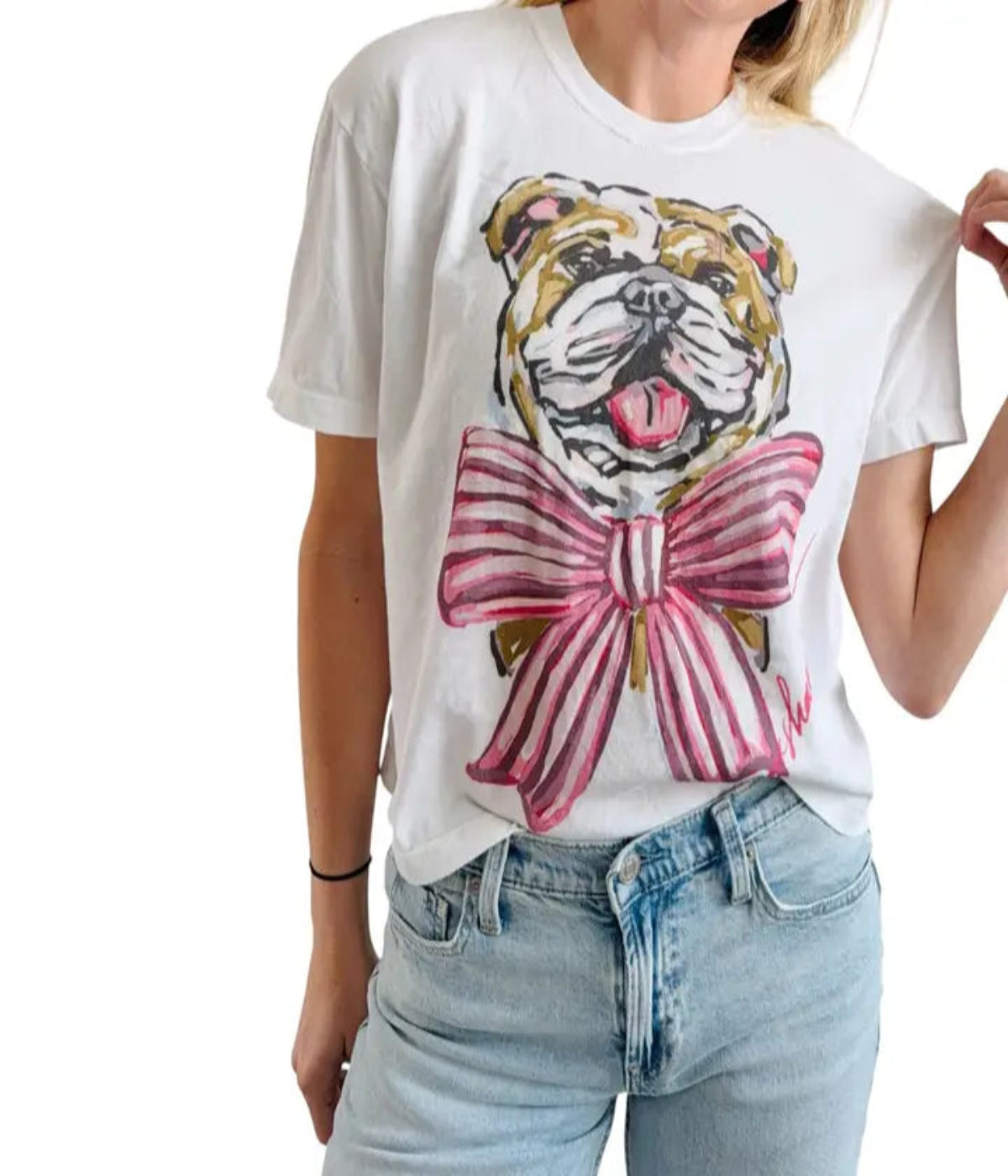 Bulldog Bow T-Shirt