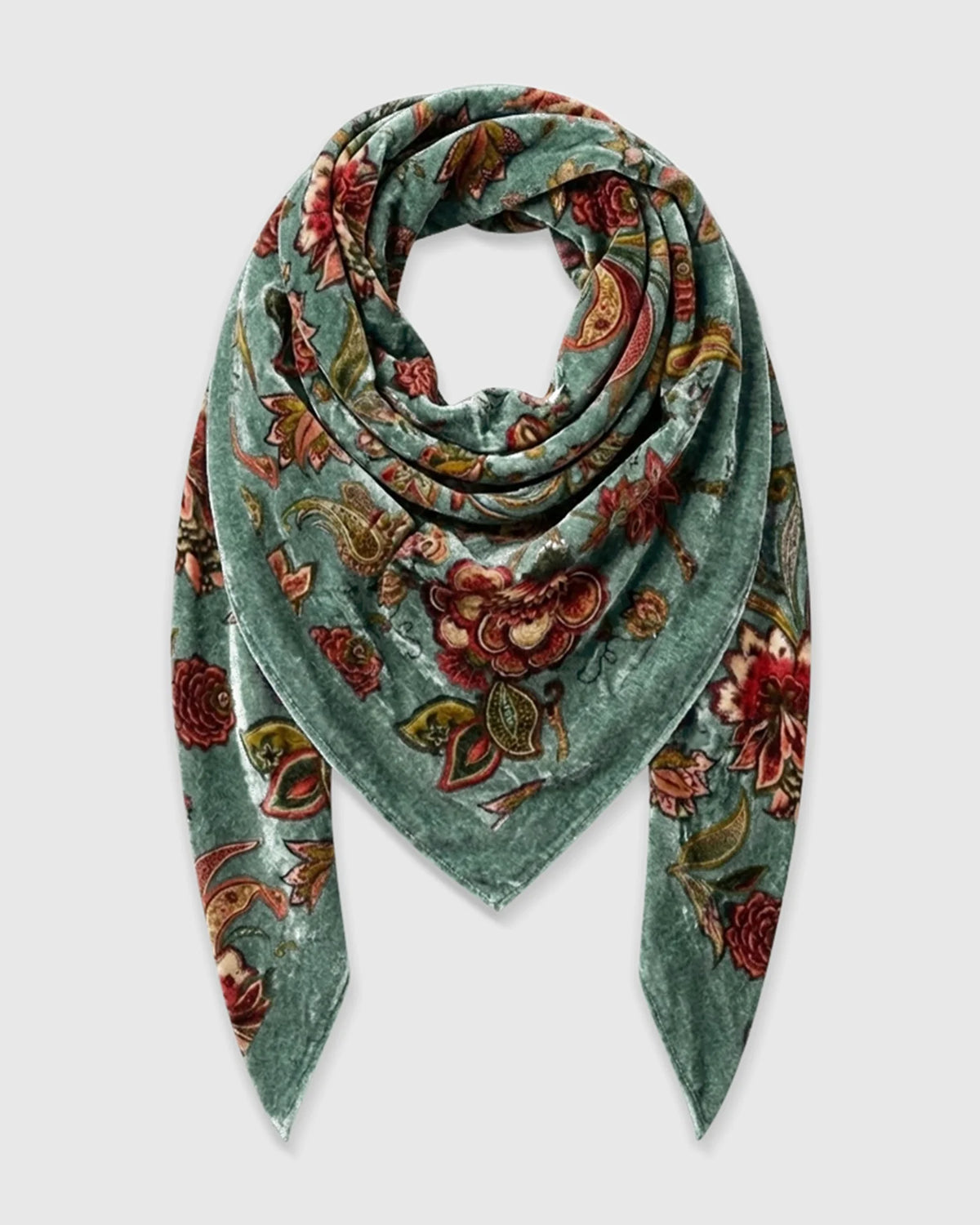 Mango Velvet Scarf