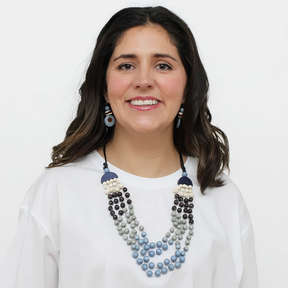 Ombre Necklace | Grey