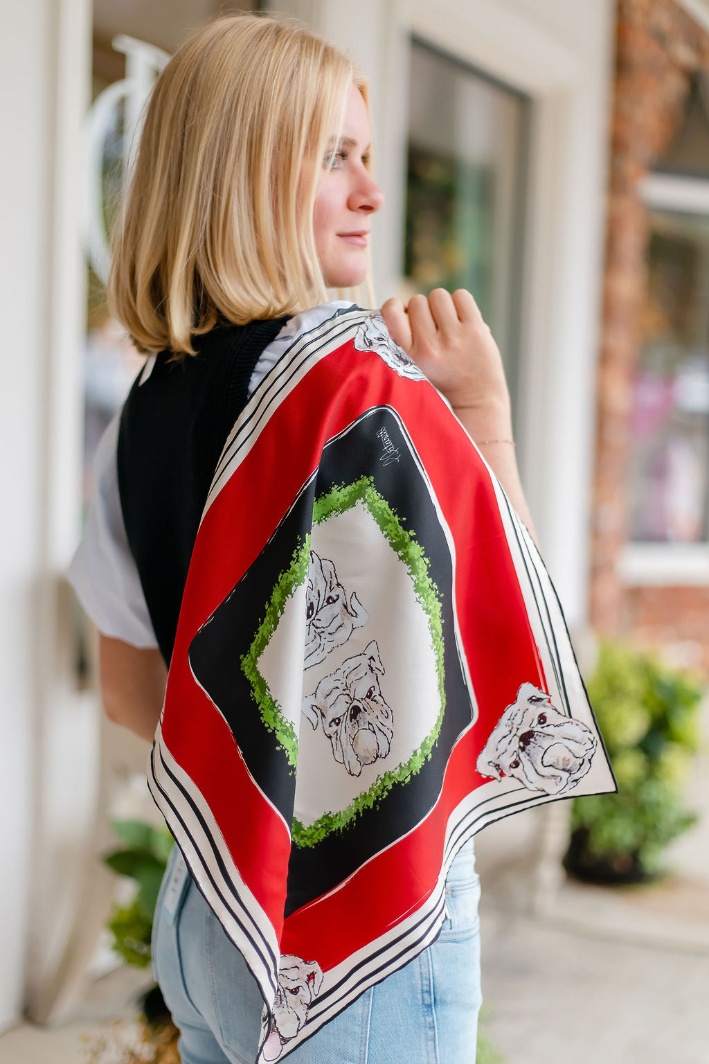 Bulldog Scarf Small