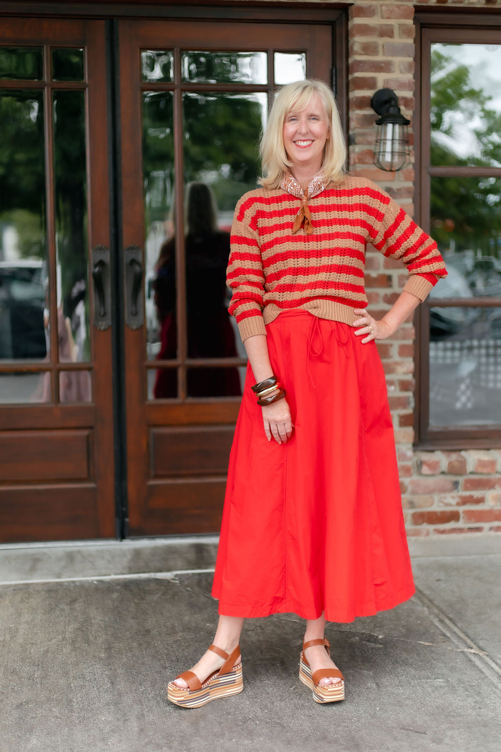 Maxi Skirt | Scarlet