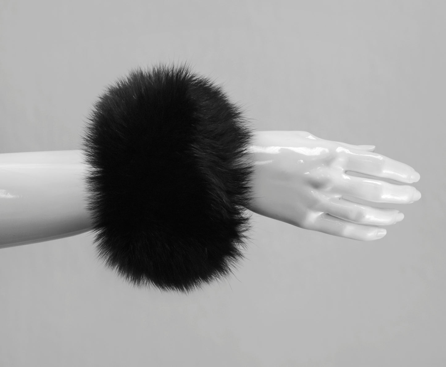 Fox Fur Snap Cuffs