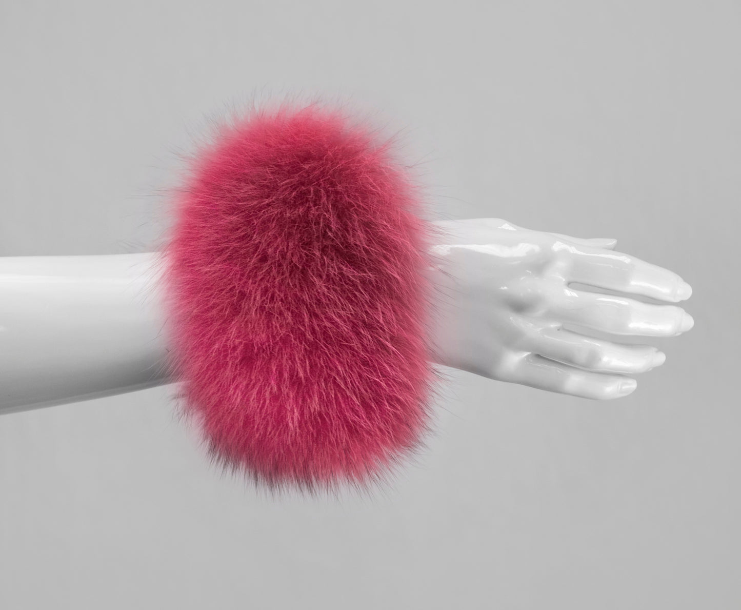Fox Fur Snap Cuffs