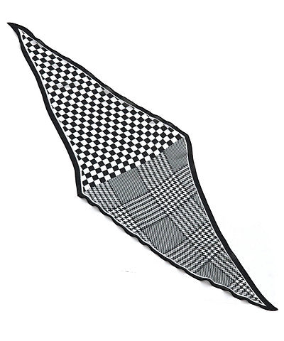 Checker Print Scarf