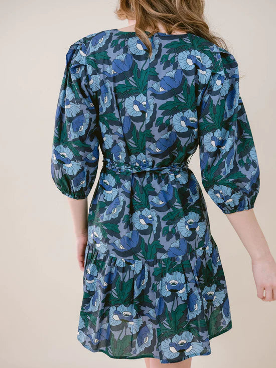 Zoe Dress | Poppy Blue