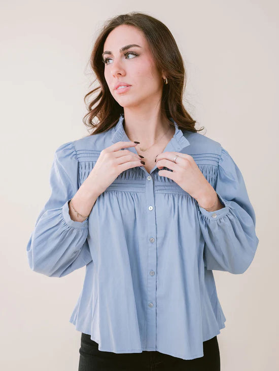 Lindy Blouse | Blue