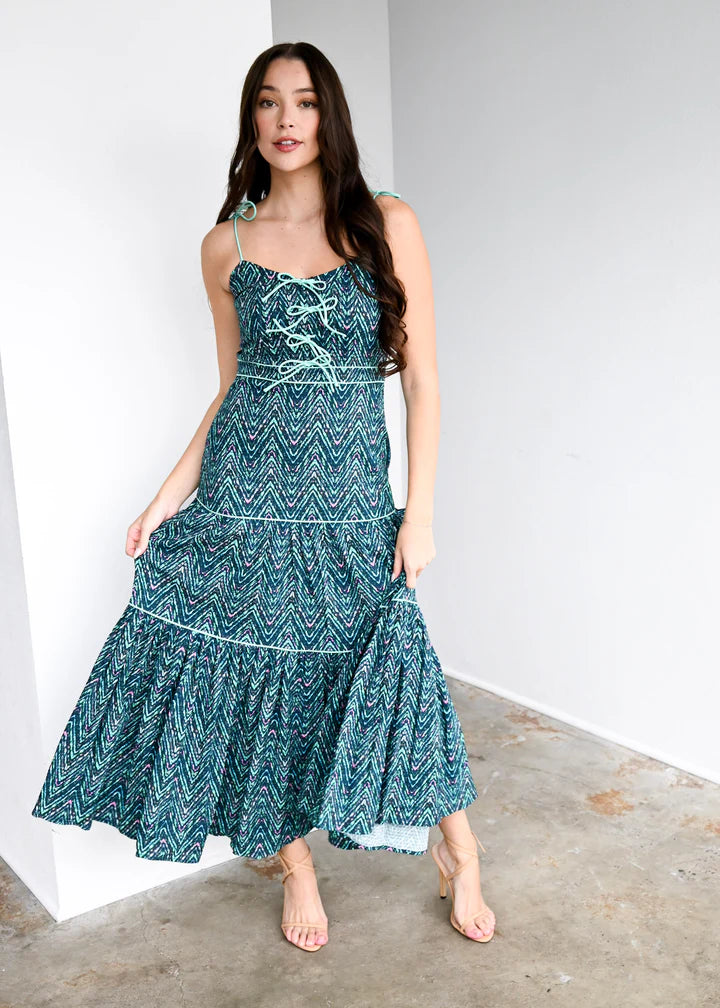 Lindsey Long Dress | Zig Zag