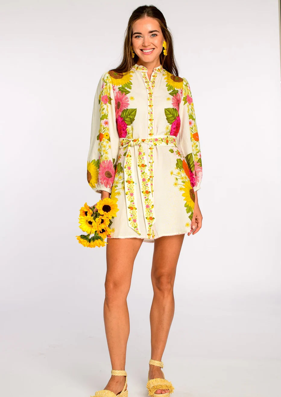 Sadie Dress | Wildflower Ivory