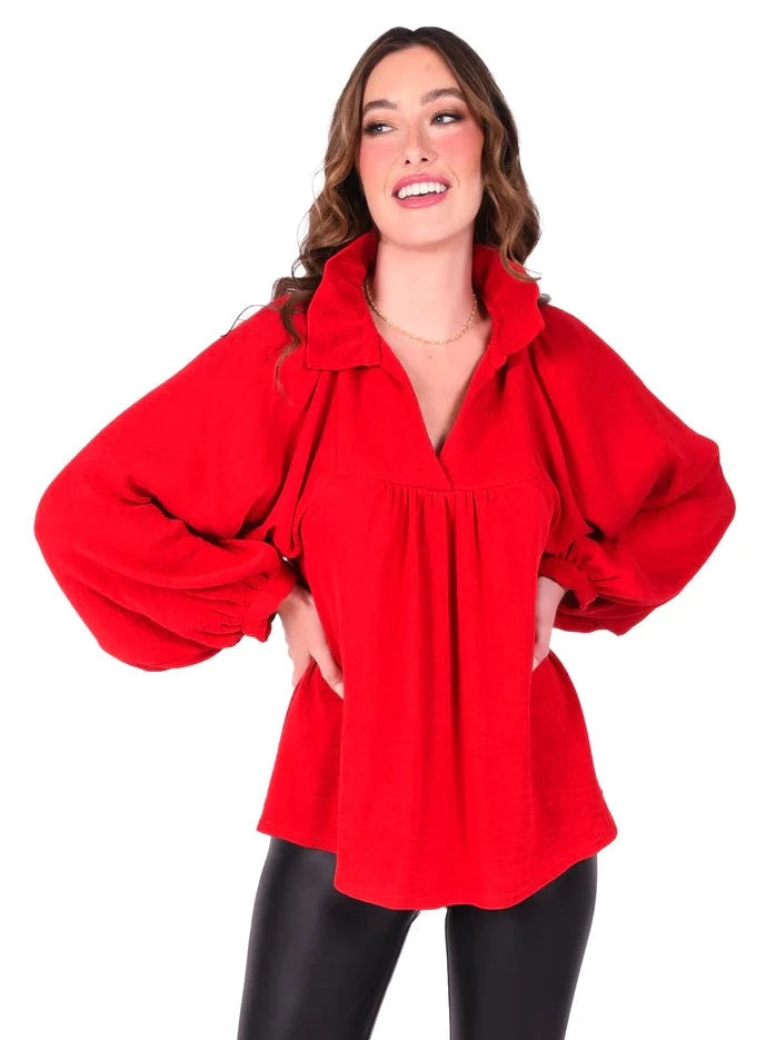 Stella Top | Cranberry