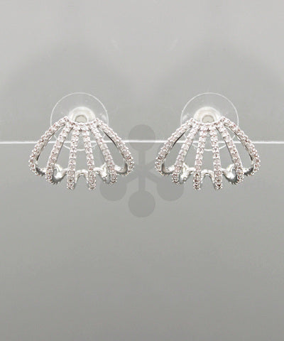 Round Multi Bar Earrings