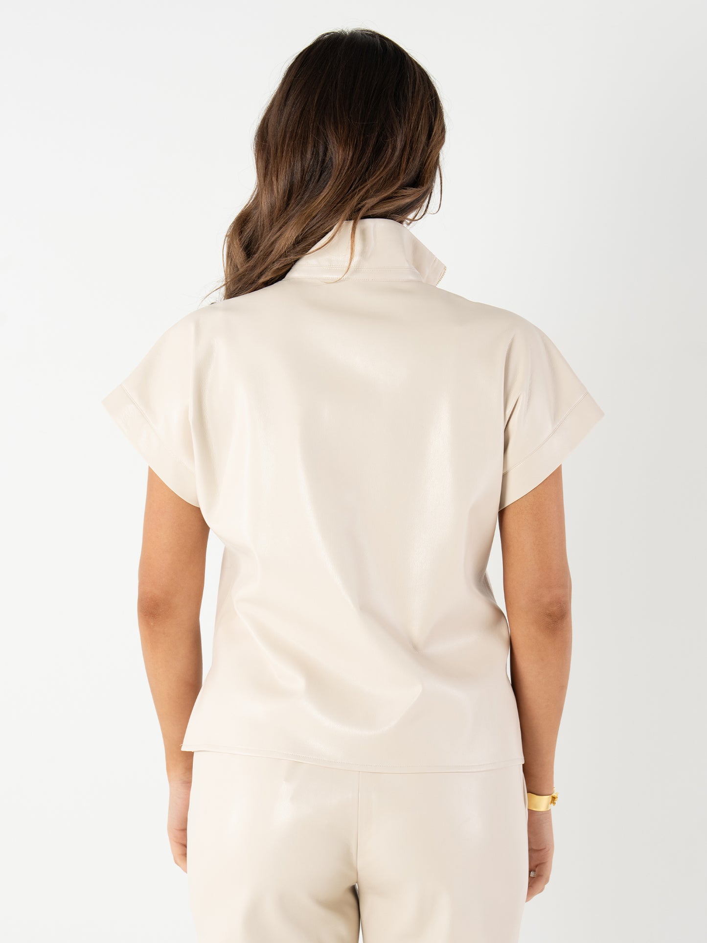 Poppy Pullover | Sandshell Leather