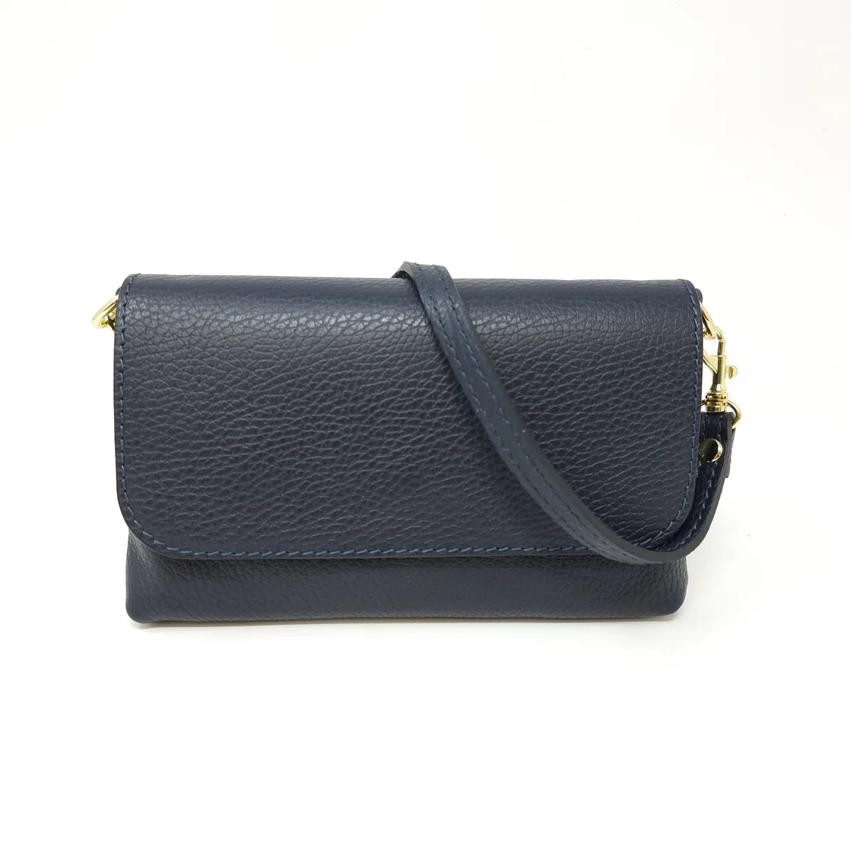 Leather Crossbody Clutch