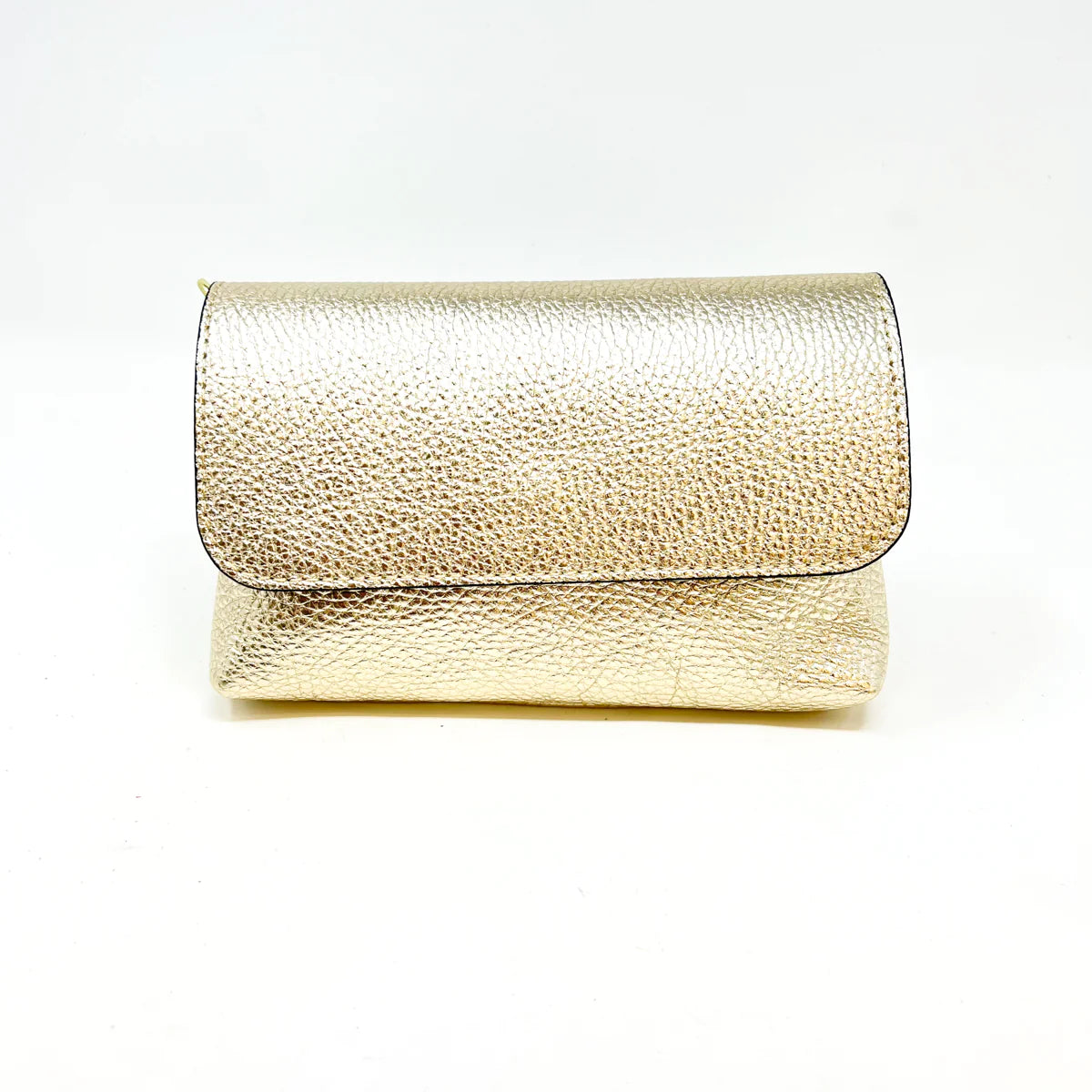 Leather Crossbody Clutch