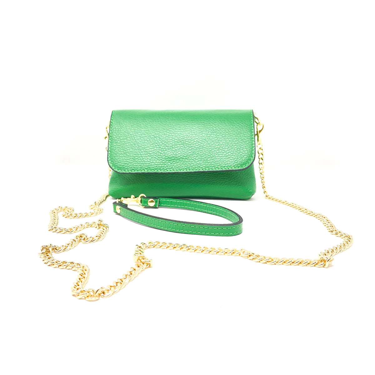 Leather Crossbody Clutch