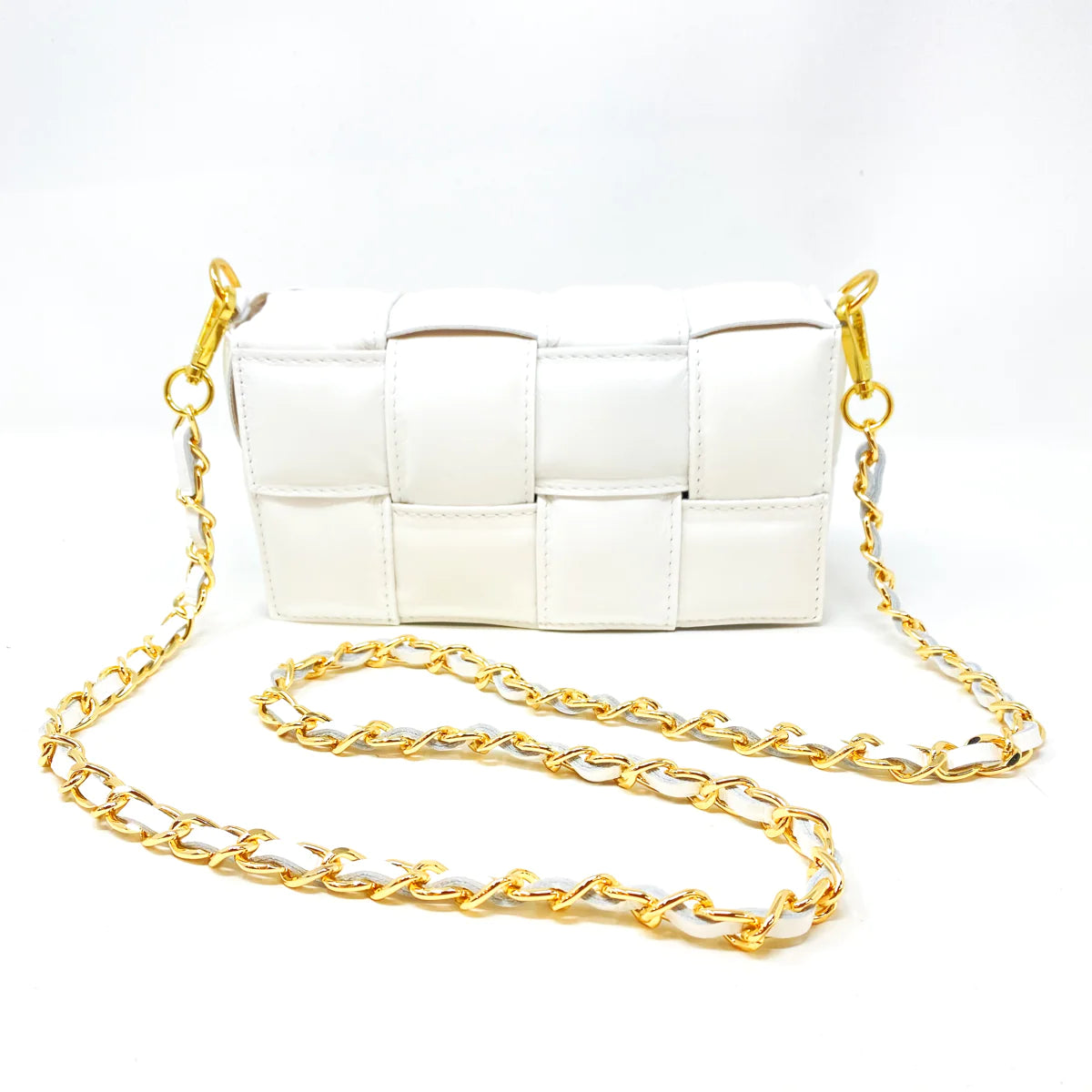 White Quilted Bag
