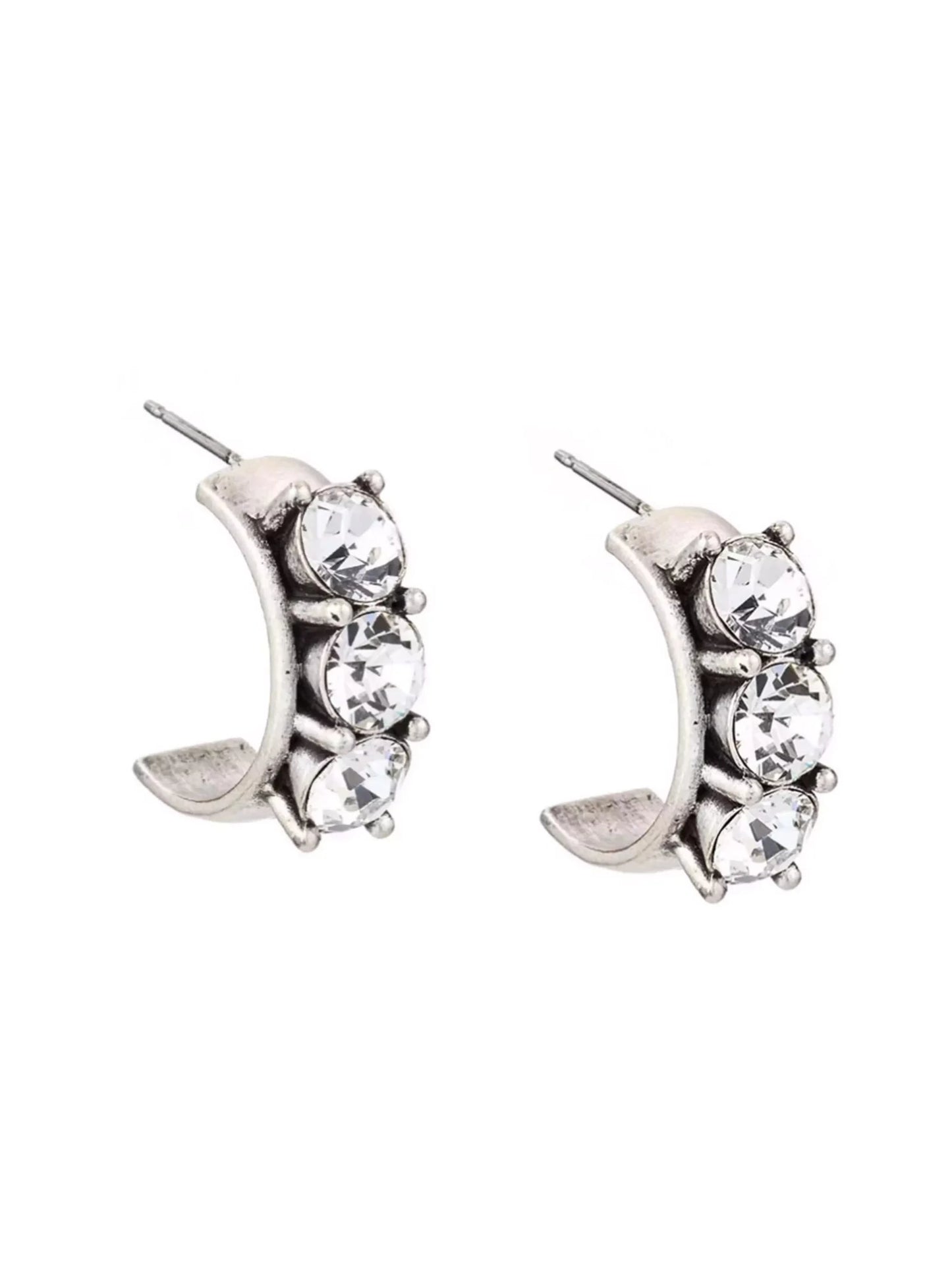 Sterling Crystal Earring | Silverite