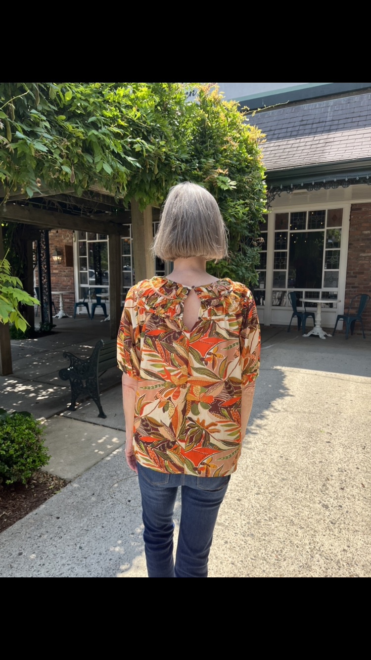 Fall Floral Top