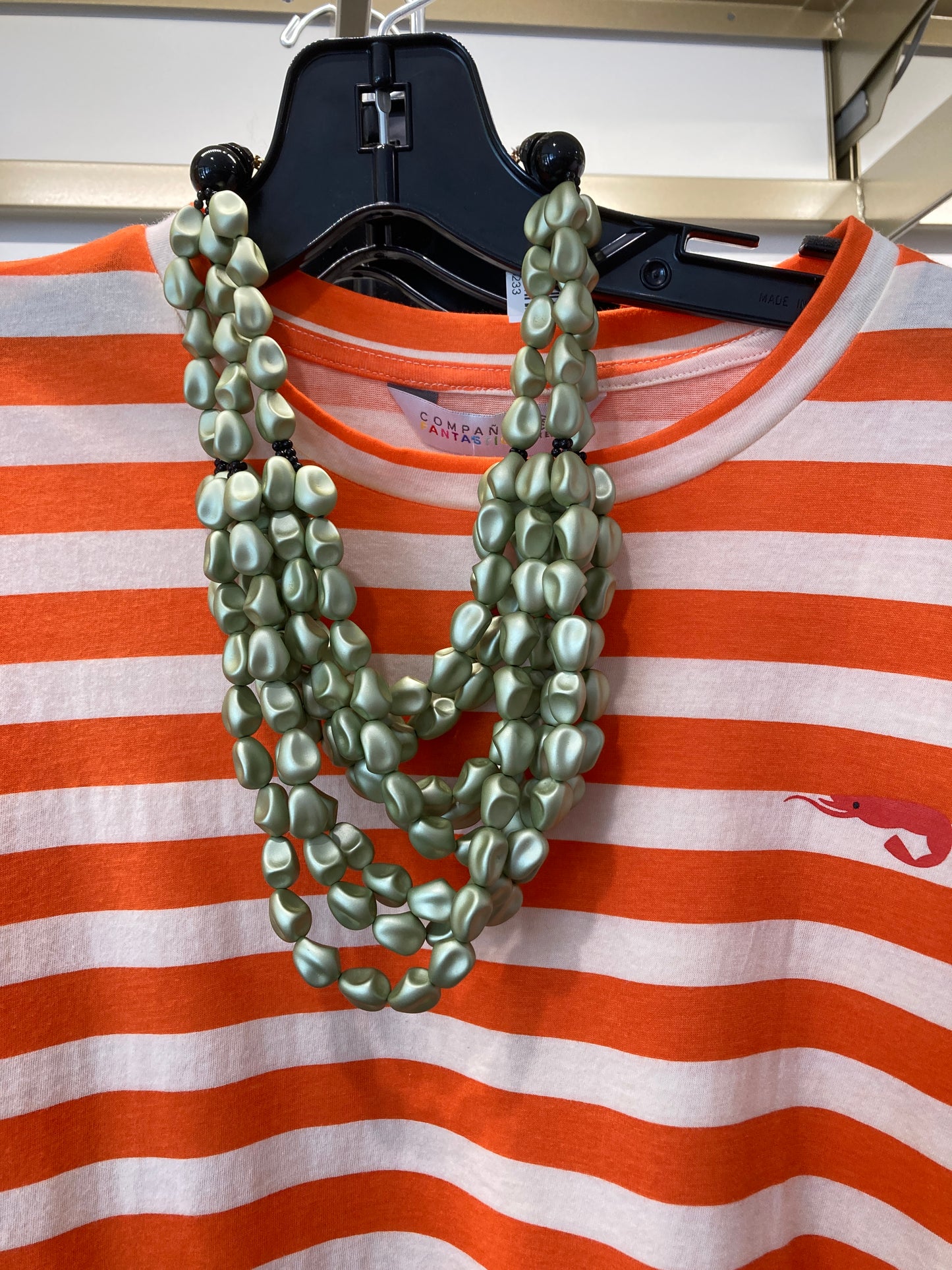 Renee Green Metal Necklace