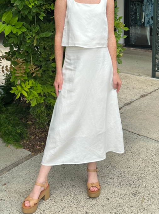 The Luci Skirt | Ivory