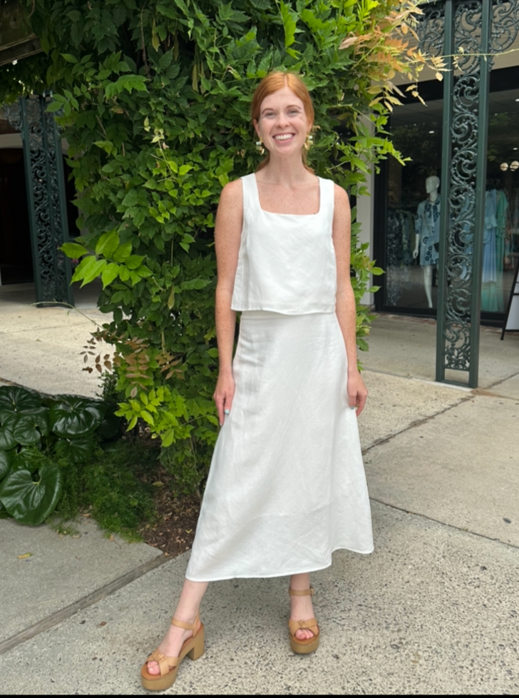 The Luci Skirt | Ivory