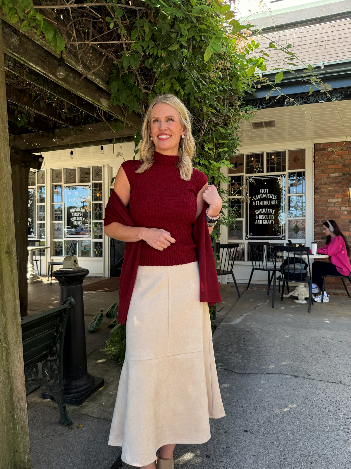 Suede Skirt