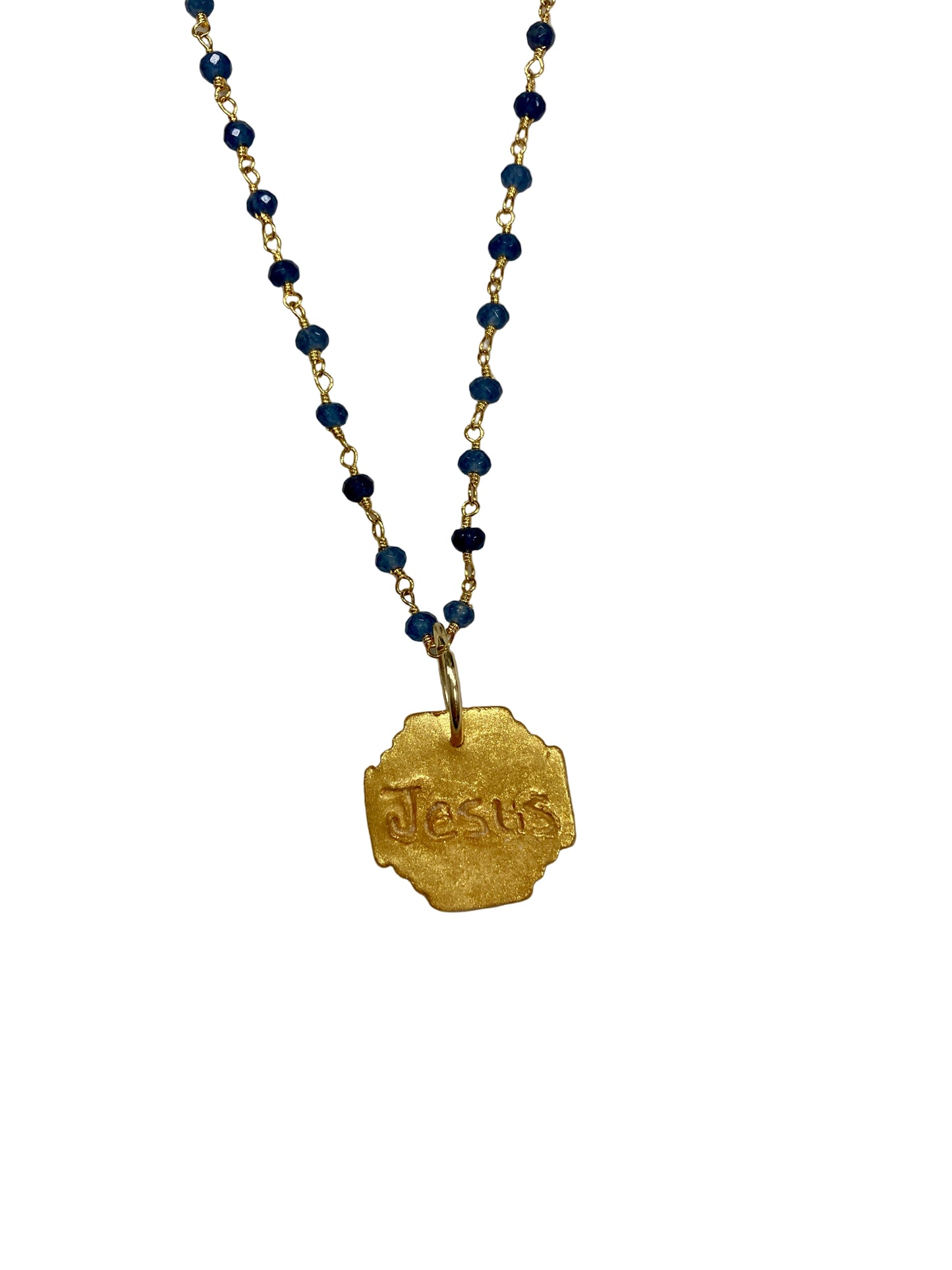 Small Jerusalem Necklace | Blue