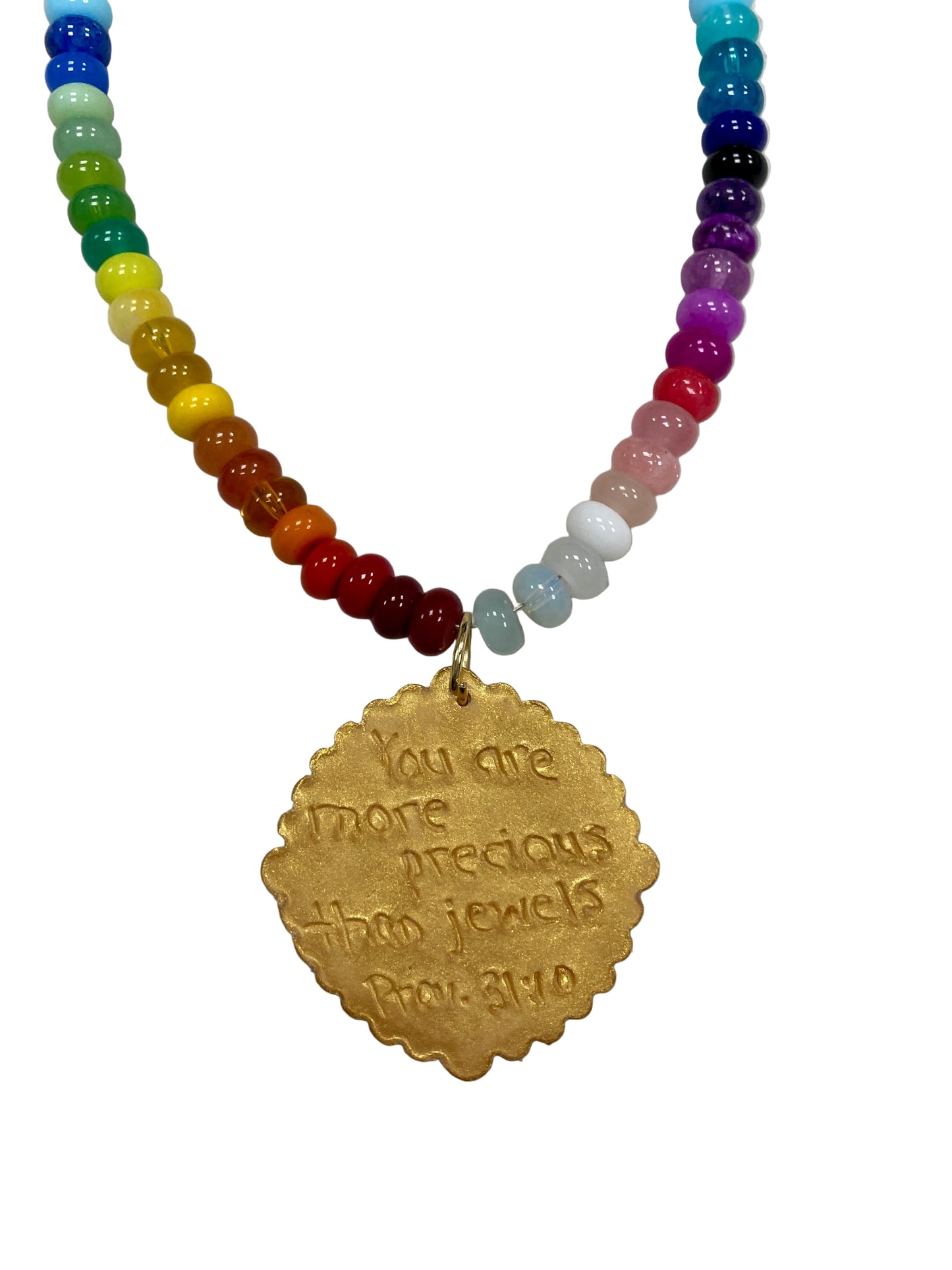 Annette Cross Necklace | Multi