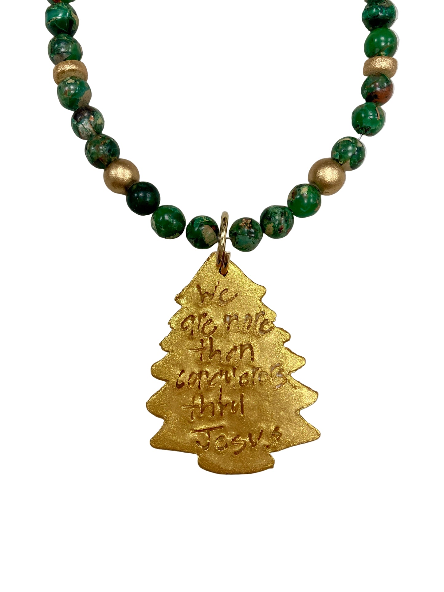 Christmas Tree Necklace | Green