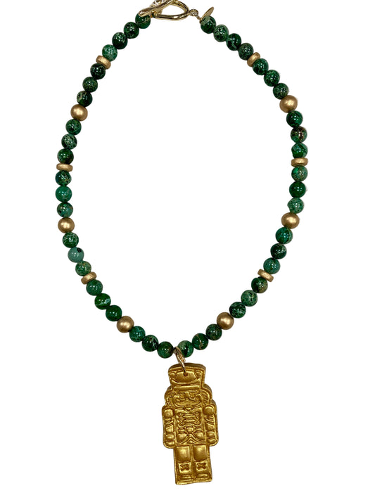 Nutcracker Necklace | Green