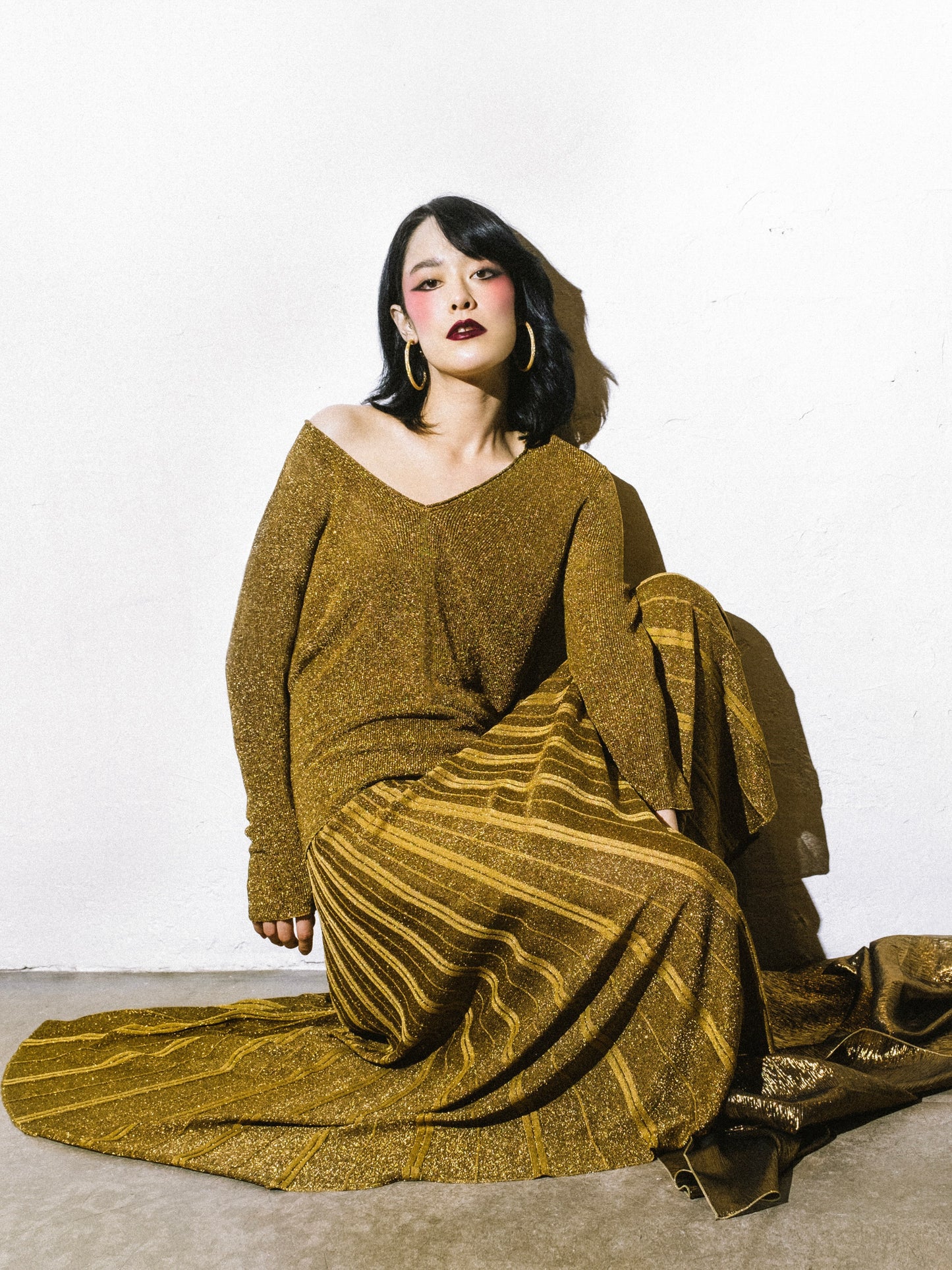 Gala Pleated Skirt | Chine