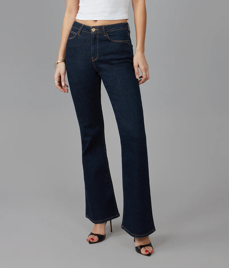 Alice Flare | Dk Rinse Blue