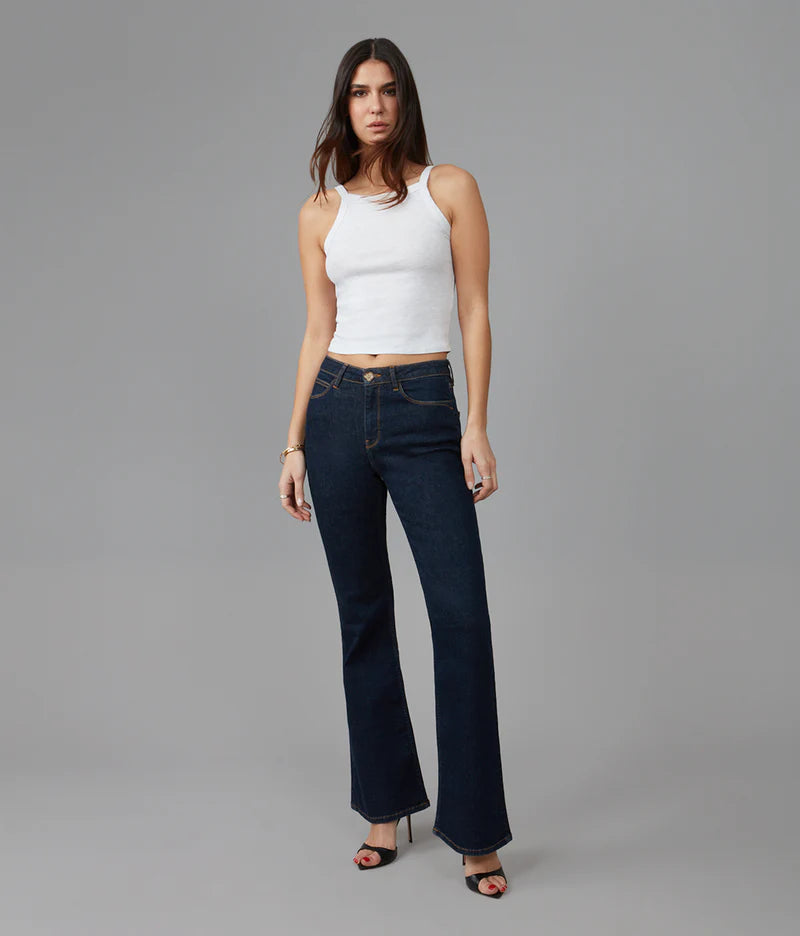 Alice Flare | Dk Rinse Blue