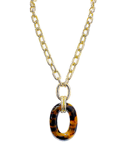 Oval Tortoise Pendant