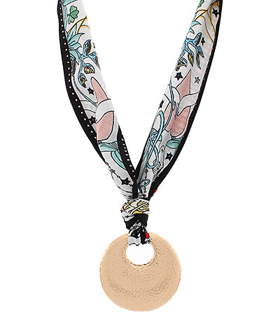 Pendant Scarf Necklace