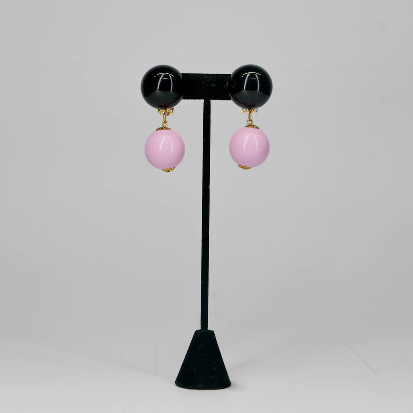 Sweetie Pink Clip On Earrings
