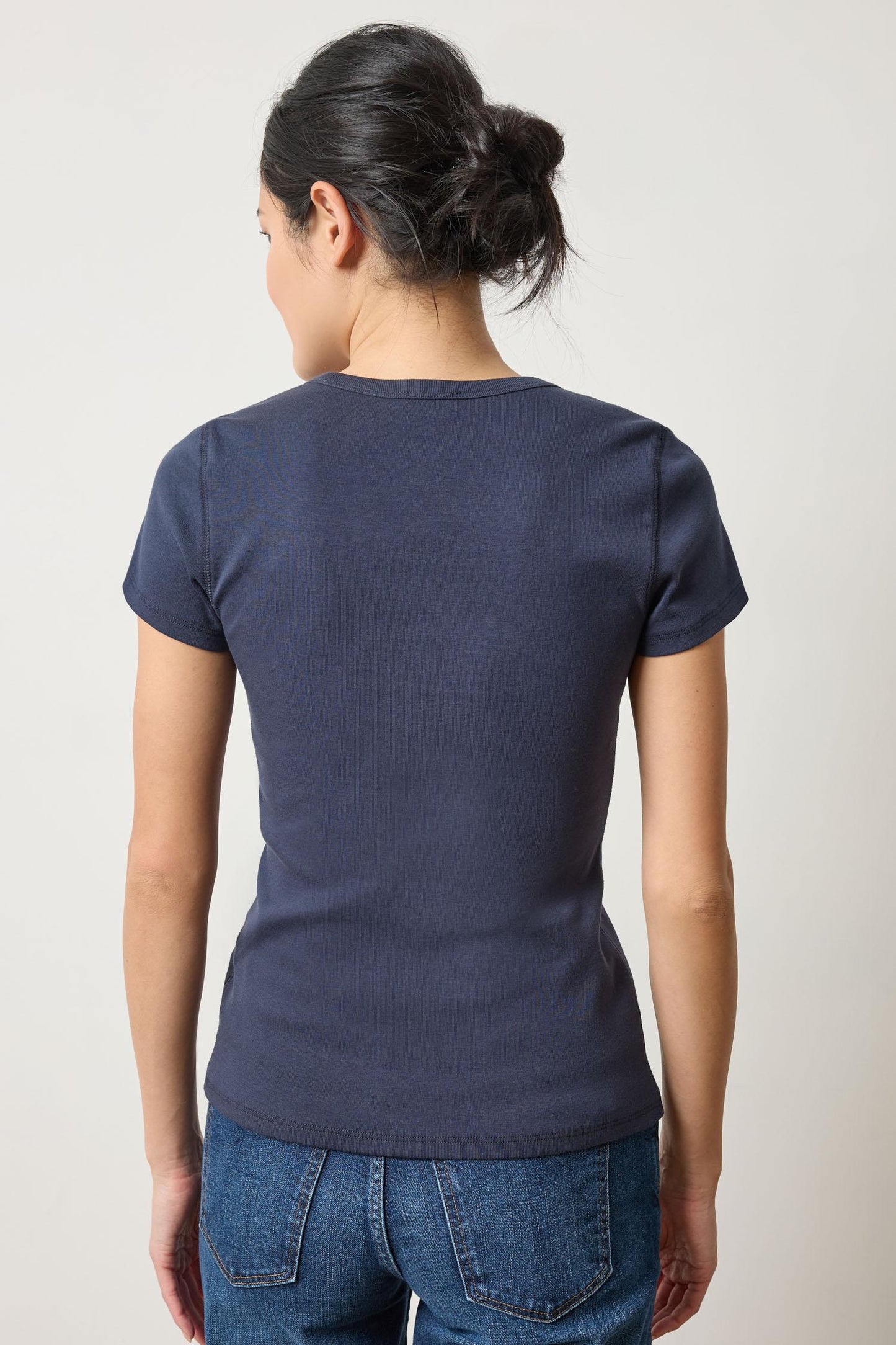 Dark Navy V-Neck