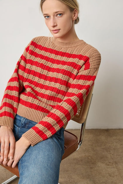 Stripe Stitch Sweater | Acorn