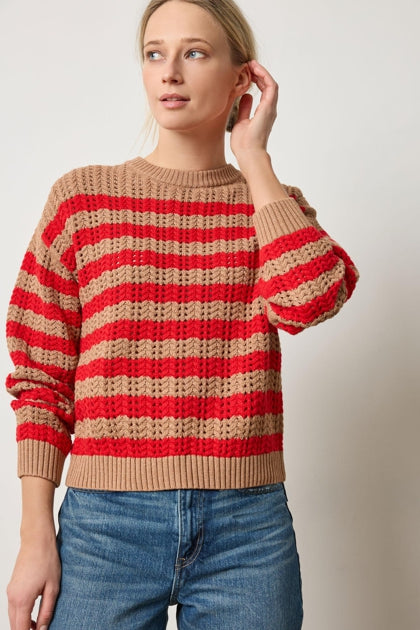 Stripe Stitch Sweater | Acorn