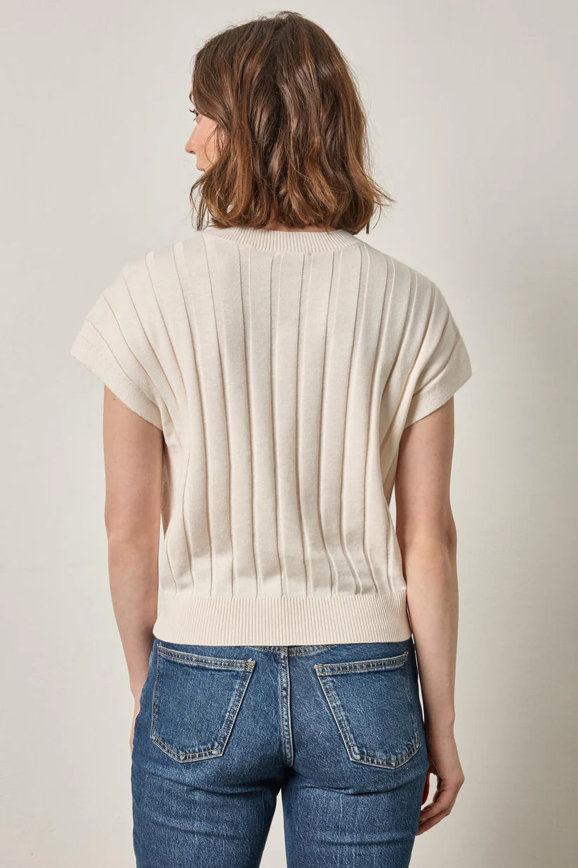 Rib Wedge Sweater