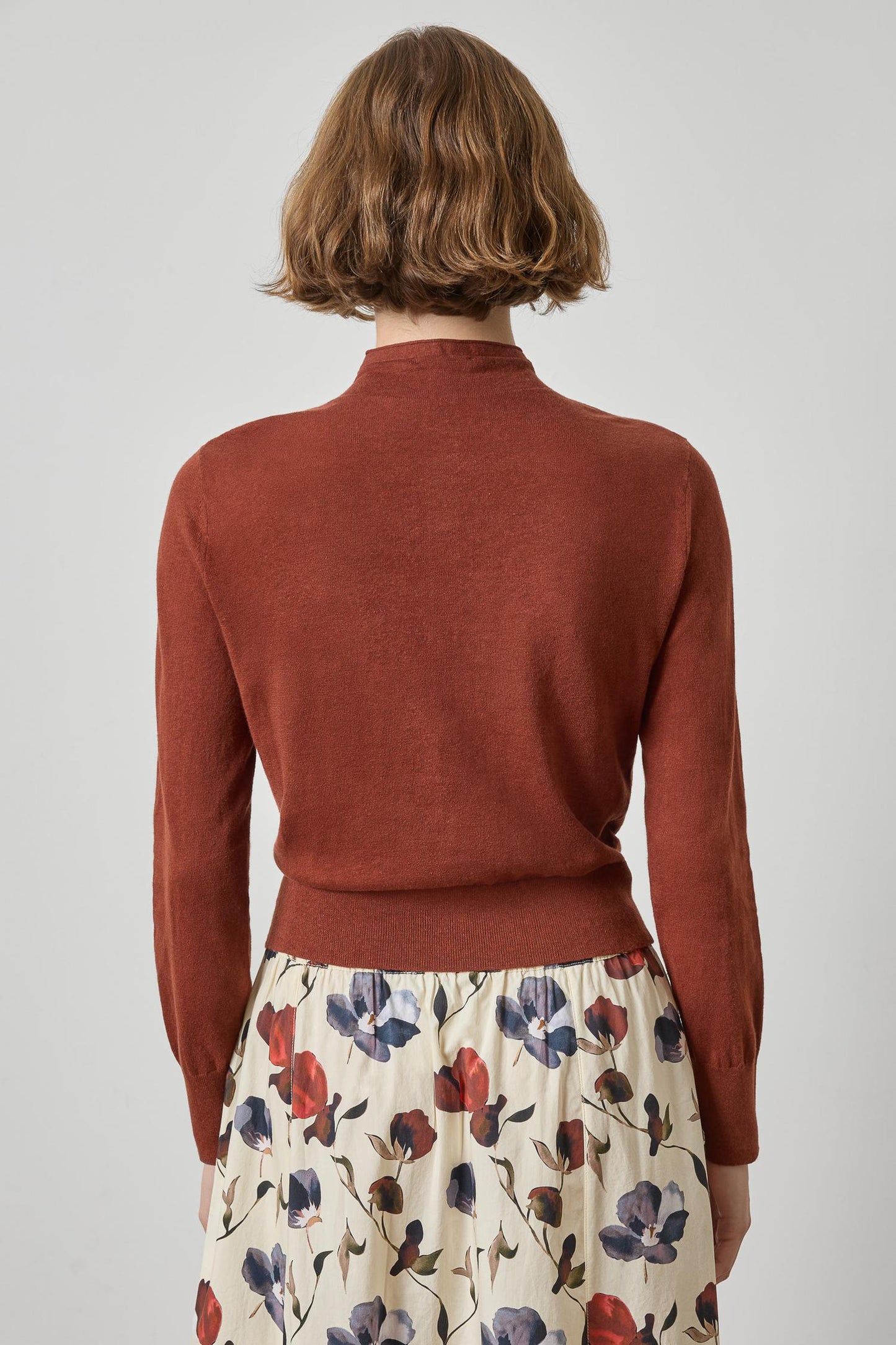 Funnel Neck Cardigan