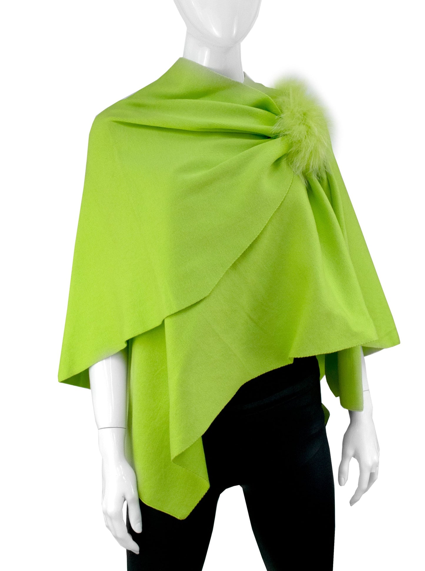 Fox Pull Through Wrap | Lime Green