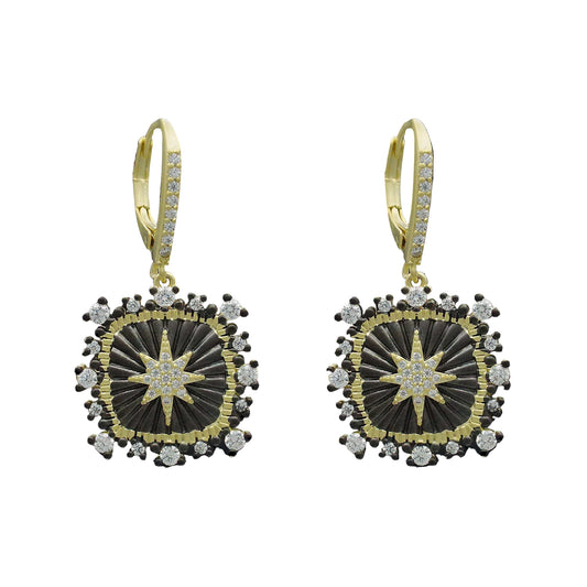 Starburst Dangle Earring