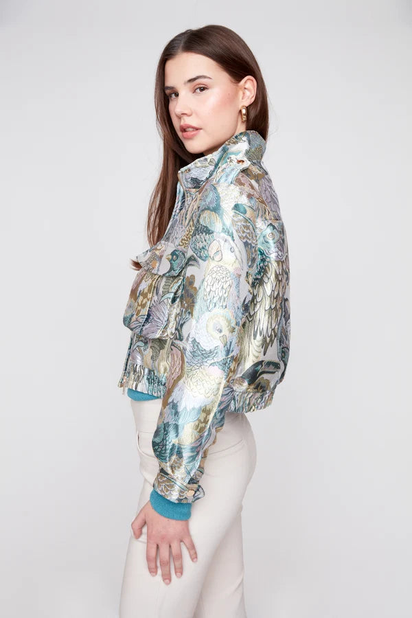 Bird Print Bomber