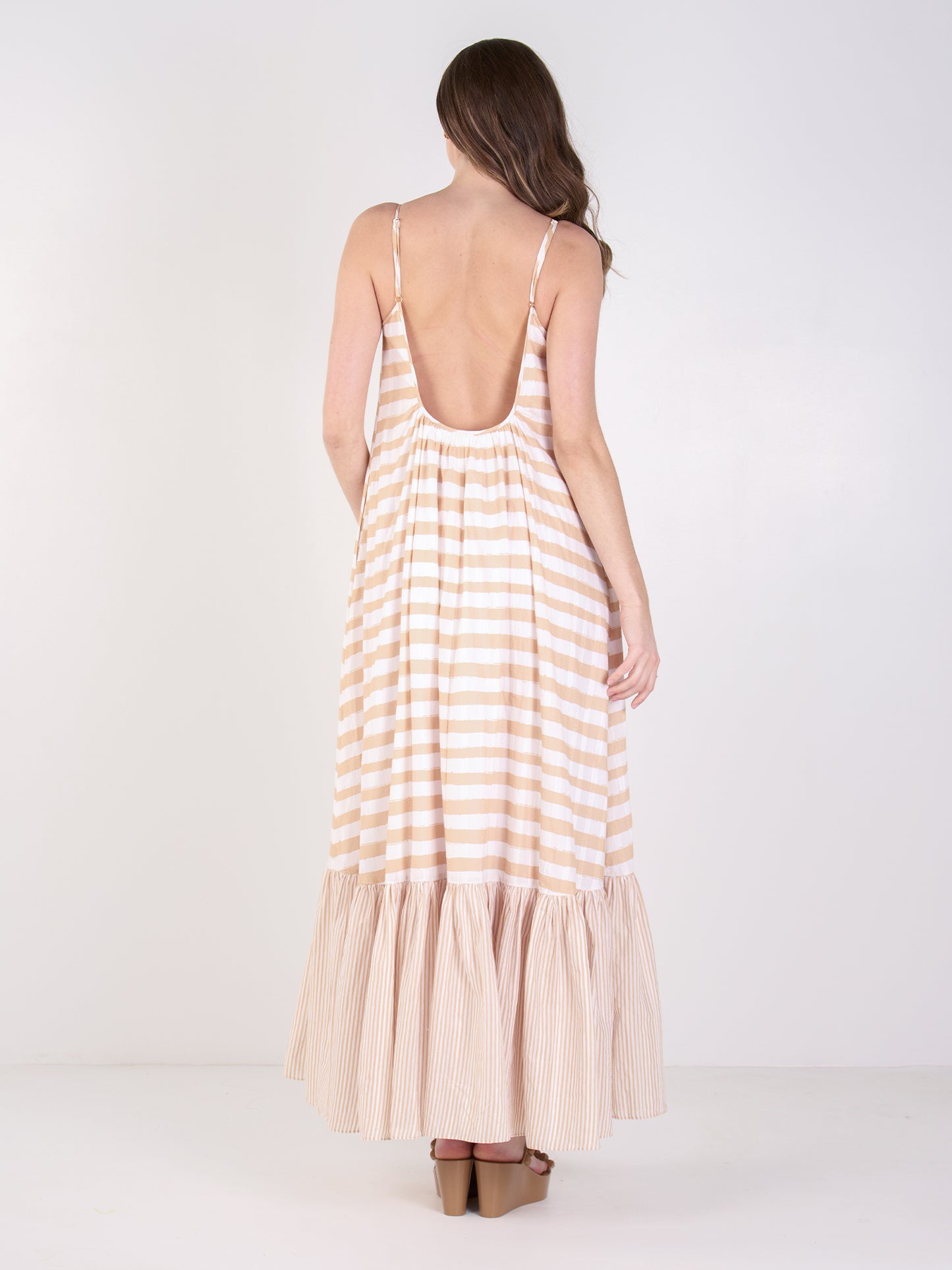 Susannah Maxi | Sand Stripe