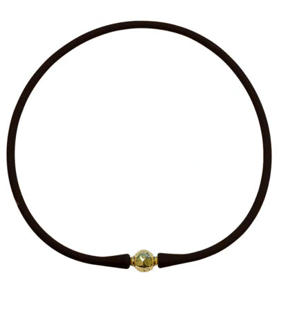 Florence Necklace | Blk/Gold
