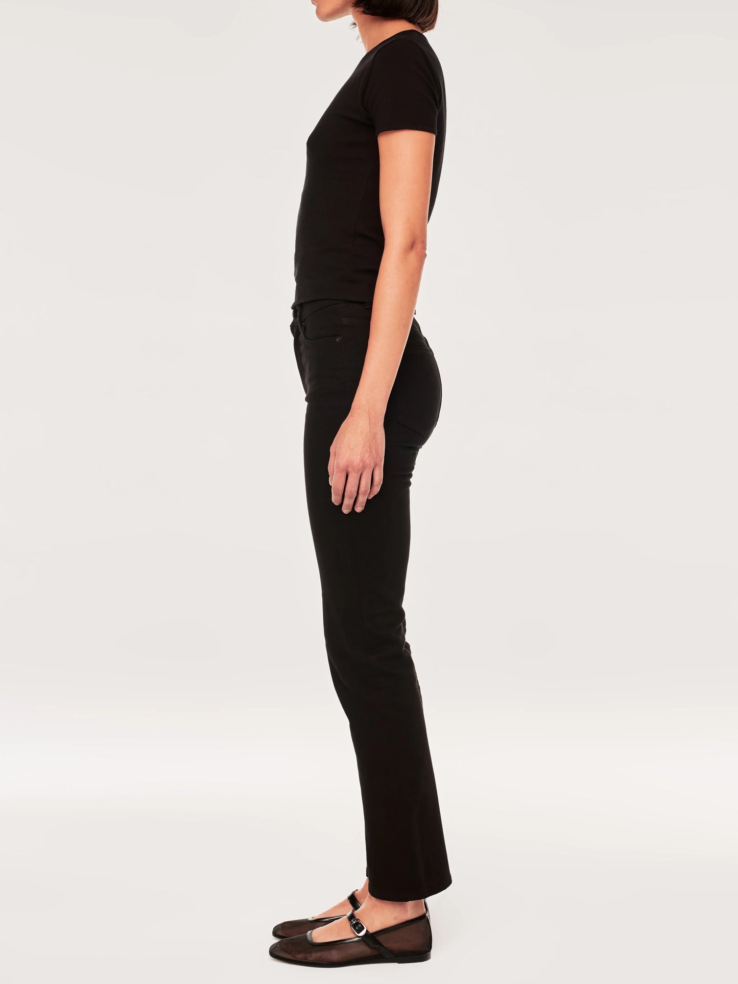 Halle Straight | Black Peach