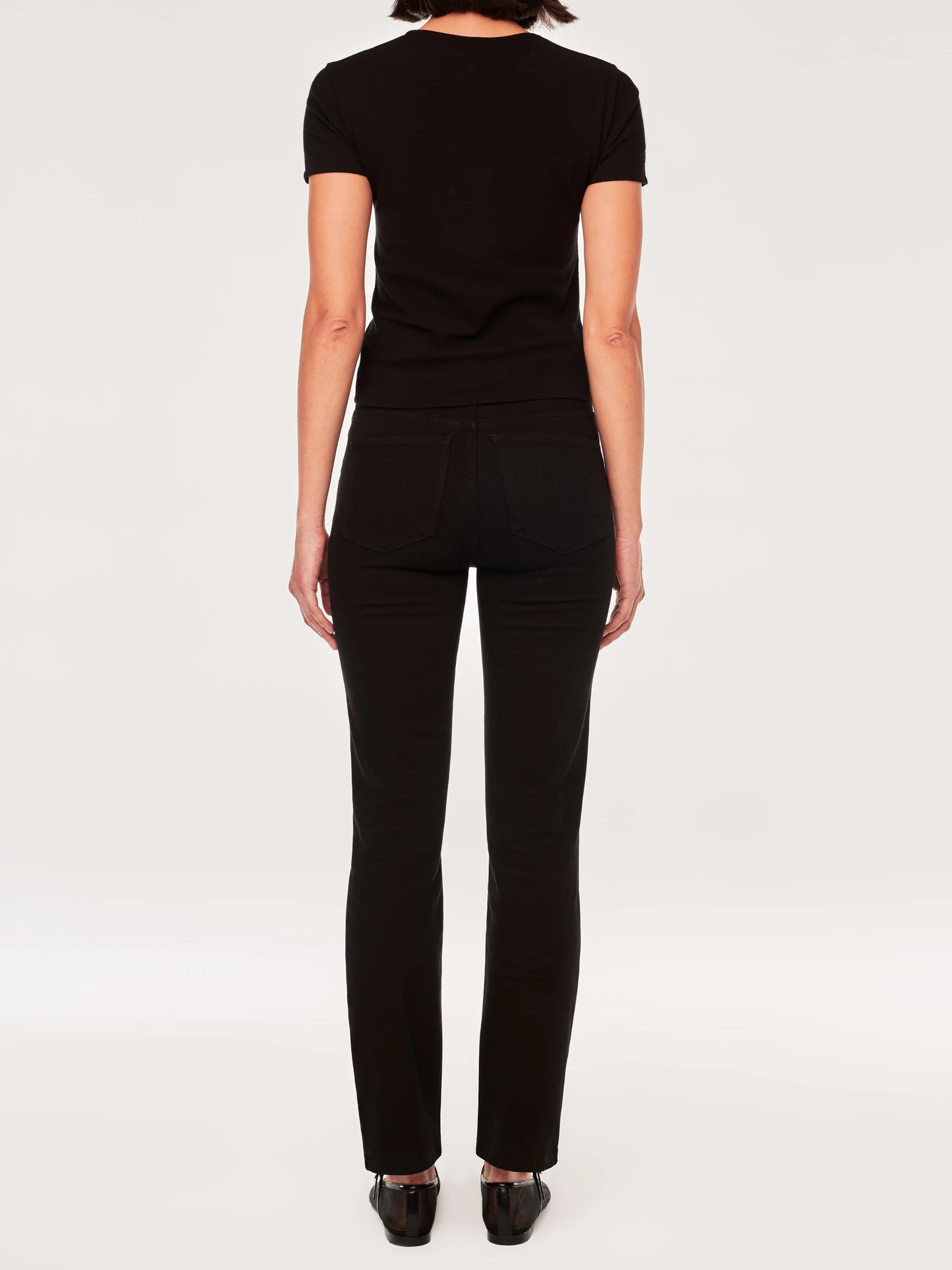 Halle Straight | Black Peach